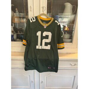 Aaron Rodgers Green Bay Packers On Field Jersey Size Large